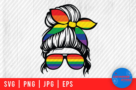 Lgbtq Mom Life and Daughter Svg Graphics for Crafts