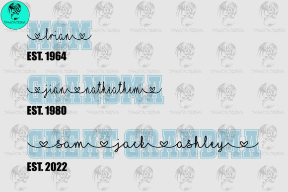 Mom Grandma Great Grandma Svg Graphics and Crafts Review