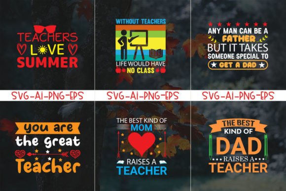 Teacher Bundle T Shirt Design Review